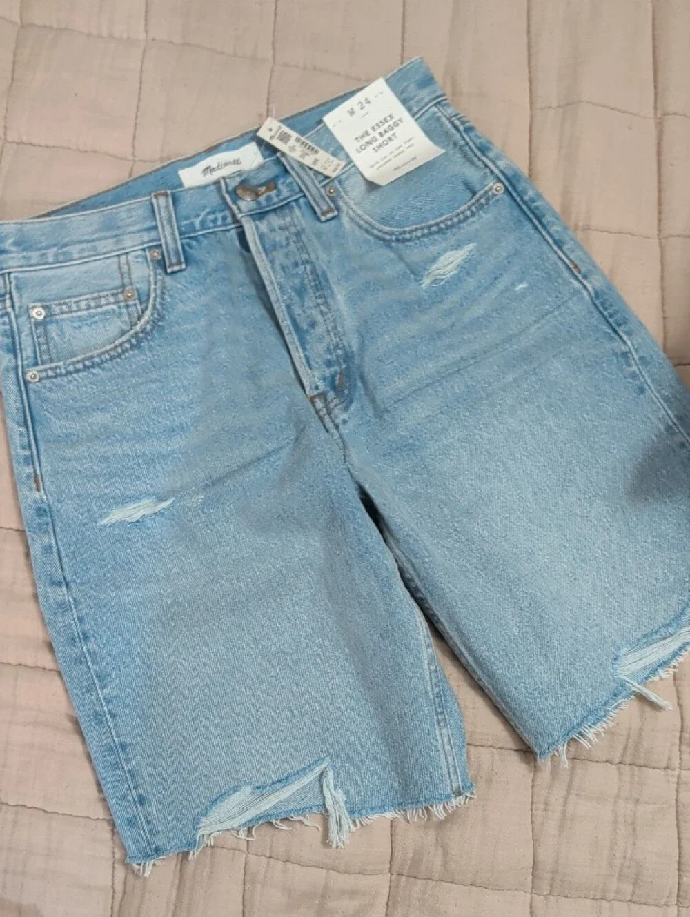 Madewell The Essex Long Baggy Short 24